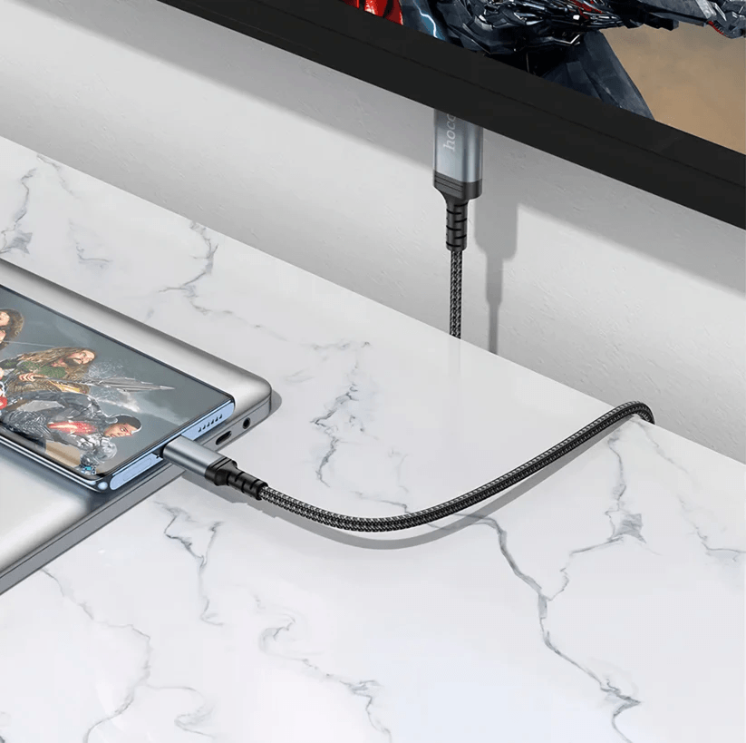 สาย HDMI HOCO UA43 TYPE-C TO HDMI 4K 30HZ ยาว 1.8M รองรับ SCREEN MIRRORING